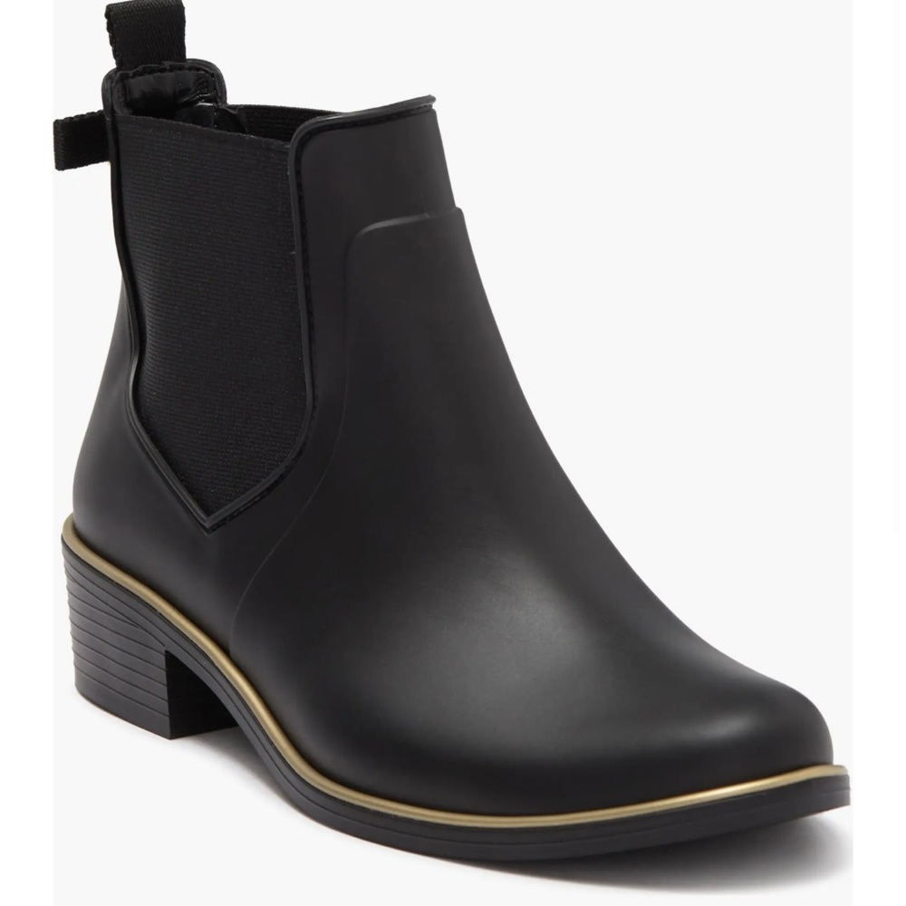 Elegant Black Rain Booties